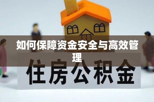 外埔如何保障资金安全与高效管理