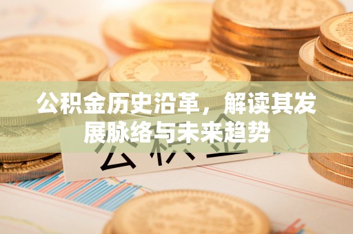 外埔公积金历史沿革，解读其发展脉络与未来趋势