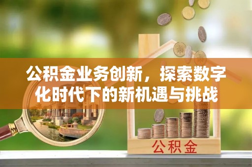 外埔公积金业务创新，探索数字化时代下的新机遇与挑战