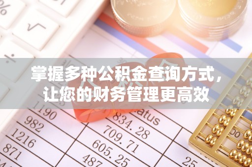 外埔掌握多种公积金查询方式，让您的财务管理更高效