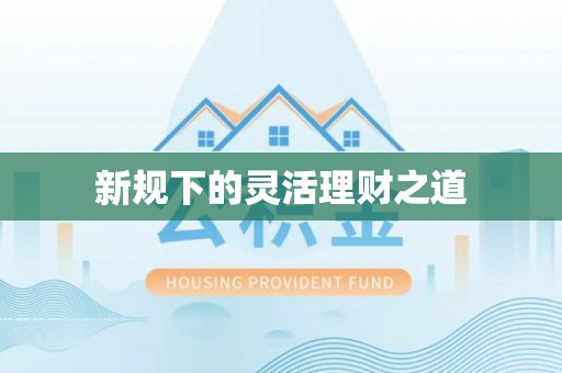 外埔新规下的灵活理财之道