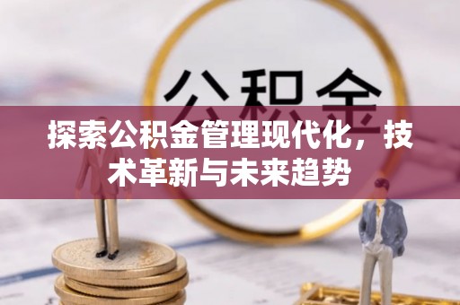外埔探索公积金管理现代化，技术革新与未来趋势
