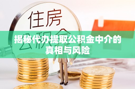 外埔揭秘代办提取公积金中介的真相与风险