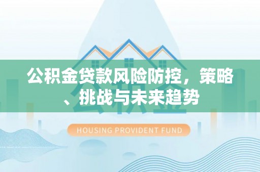 外埔公积金贷款风险防控，策略、挑战与未来趋势