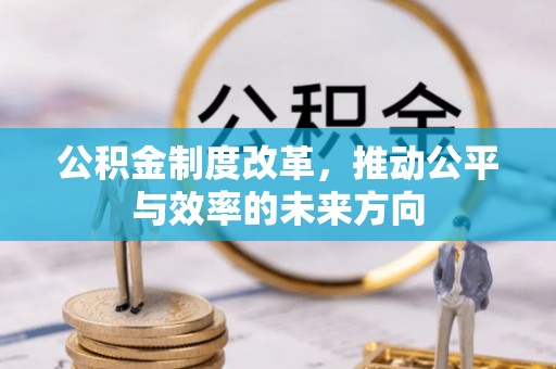 外埔公积金制度改革，推动公平与效率的未来方向