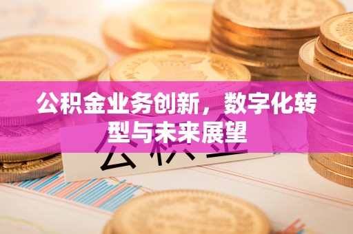 外埔公积金业务创新，数字化转型与未来展望