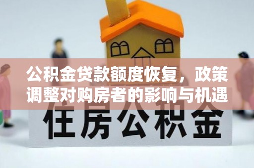 外埔公积金贷款额度恢复，政策调整对购房者的影响与机遇
