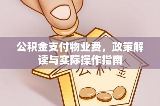 外埔公积金支付物业费，政策解读与实际操作指南