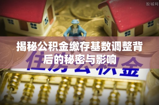外埔揭秘公积金缴存基数调整背后的秘密与影响
