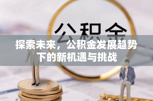 外埔探索未来，公积金发展趋势下的新机遇与挑战