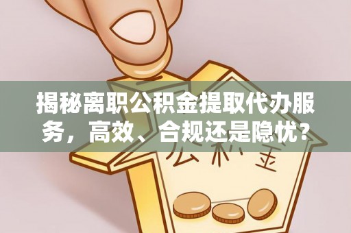 外埔揭秘离职公积金提取代办服务，高效、合规还是隐忧？